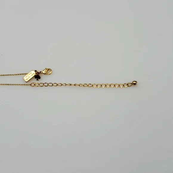 Kate Spade Gold Tone Y Drop Necklace - Picture 7 of 7